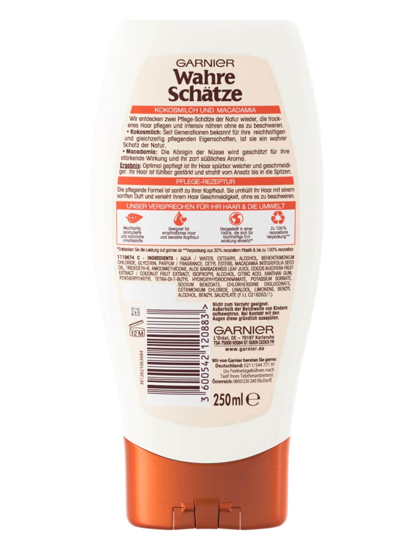 Naehrendes-Shampoo-Wahre-Schaetze-Kokosmilch-Macadamia-250ml-Rueckseite-Garnier-Deutschland-gross